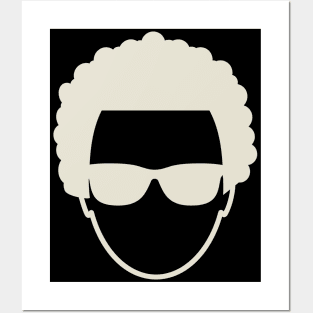 Curly Hair Cool Afro Guy. Posters and Art